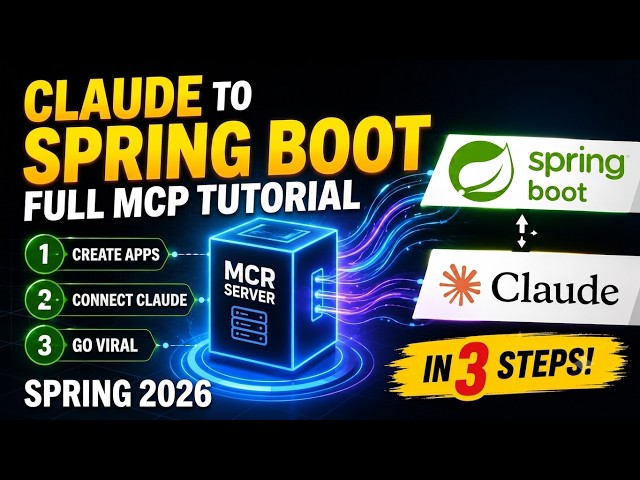 Create an MCP Server with Spring Boot in Just 3 Steps (Beginner Friendly)