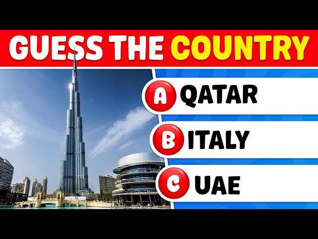 Guess the Country by ONLY ONE Clue 🌍 | Ultimate Geography Quiz Challenge | Knowlio