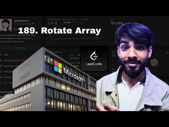 Rotate Array - LeetCode 189 | Smart In-Place Rotation 🔁 (No Extra Space!)