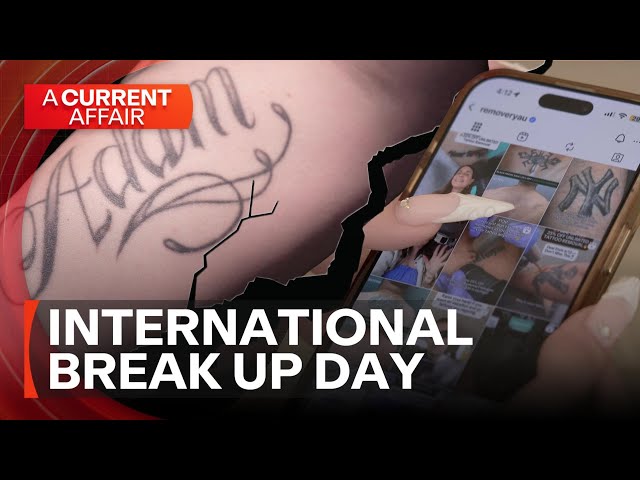 What happens to couple tattoos after a breakup? | A Current Affair