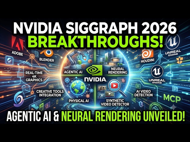 NVIDIA SIGGRAPH 2026: Agentic AI, Neural Rendering and Physical AI Breakthroughs