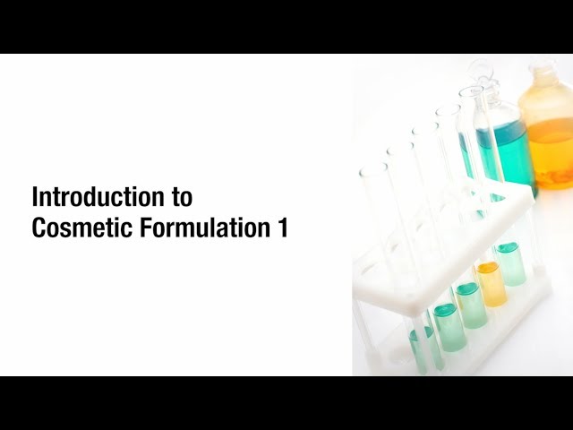 Beginners Cosmetic Science workshops - Free trial