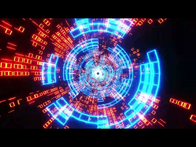 Digital Binary Code Vortex 4K