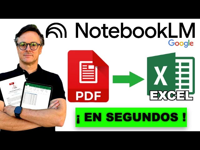 🚀 Goodbye to Copy-Paste: From PDF to EXCEL in seconds with NotebookLM