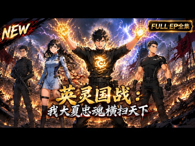 一口气看完⚡Multisub📢列国英灵争霸天下，大夏万古英魂一出，诸邦向我俯首称臣！《英灵国战：我大夏忠魂横扫天下》#动态漫画 #漫剧 #動漫 #穿越 #重生