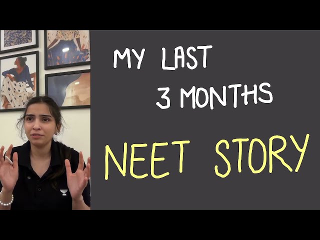 My Last 3 Months Motivational Story and Strategy for NEET 2026.