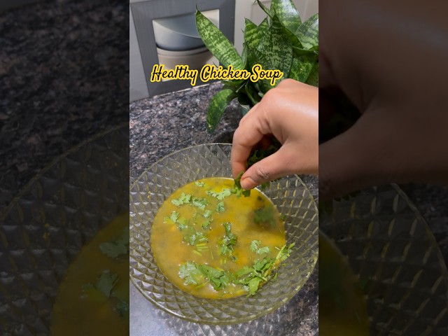 Healthy chicken soup for winters                #shorts#youtubeshorts