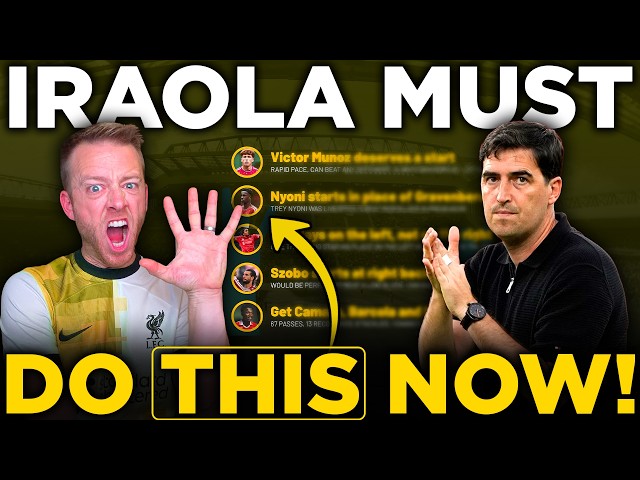 Is This The Solution? 5 Tactical Changes Iraola's Liverpool Need To Make!