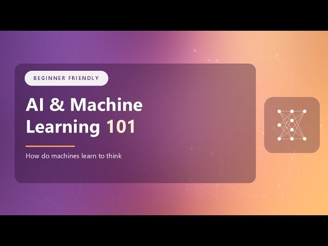 Beginner Friendly Introduction to AI & Machine Learning by STEM2Connect
