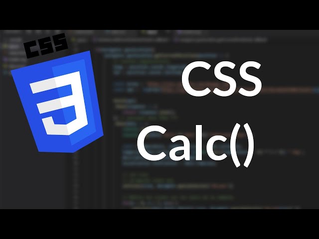 La fonction Calc() en CSS