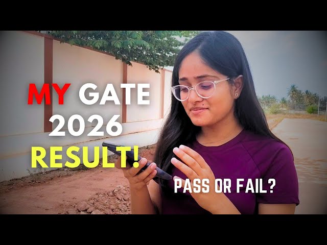 My Gate 2026 Result Reaction!! Pass or Failed 😢?