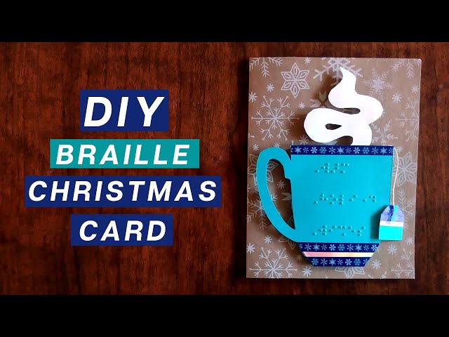 How to Make a Scented Braille Christmas Card