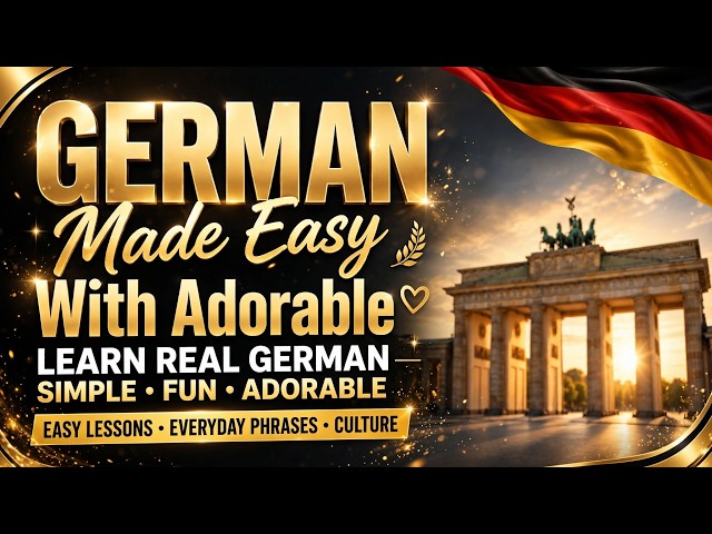 "German For Complete Beginners — Learn German From Scratch | Episode 1"