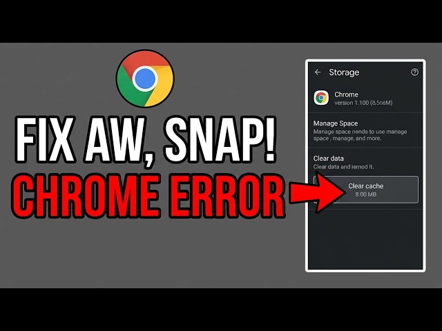 Google Chrome "Aw, Snap!" Error on Android? Here's the Fix!