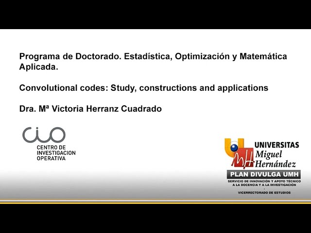 Convolutional Codes: Study, constructions and applications