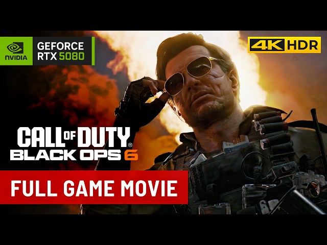 Call of Duty: Black Ops 6 - All Cutscenes (Full Game Movie) [ULTRA Graphics | RTX 5080 | 4K HDR]