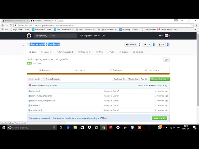 Uploading Your NetBeans project to GitHub