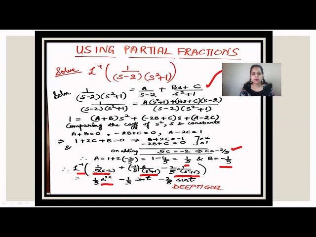 Solving Inverse Laplace Transform using Partial Fraction Method and Convolution Theorem