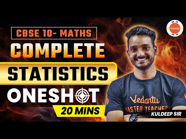 Complete Statistics in One Shot in 20 minutes | Class 10 Maths | CBSE 2024