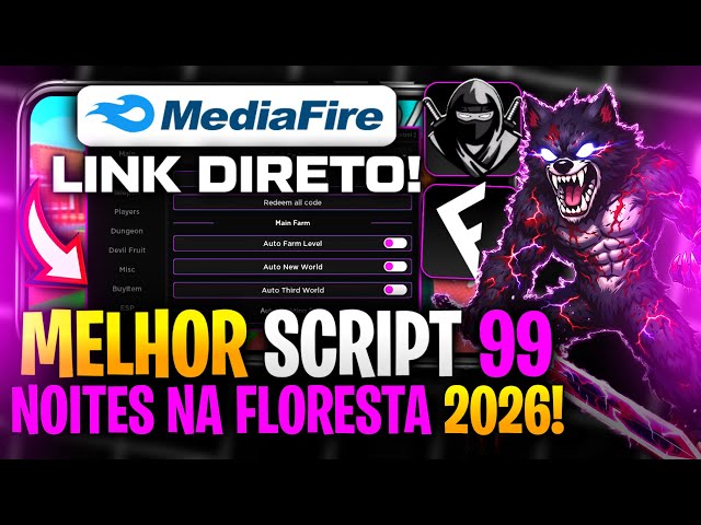SCRIPT 99 Dias Na Floresta SEM KEY LINK DIRETO com EXECUTOR DELTA ATUALIZADO LINK DIRETO 🚨
