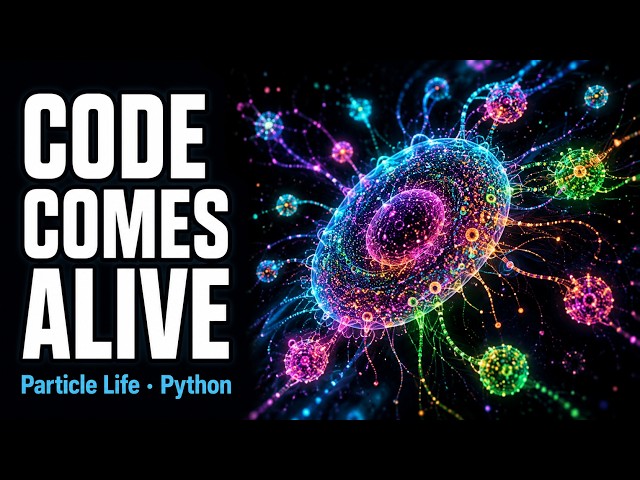 This Python Code Comes ALIVE — Particle Life from Scratch