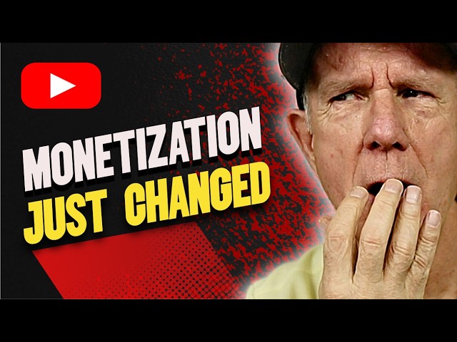 YouTube Just Made Monetization MUCH Harder (Here's What I'd Do)