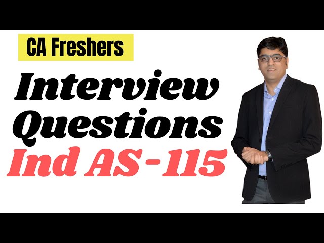 CA Freshers | Technical Interview Ques on Ind AS 115 | CAMPREP