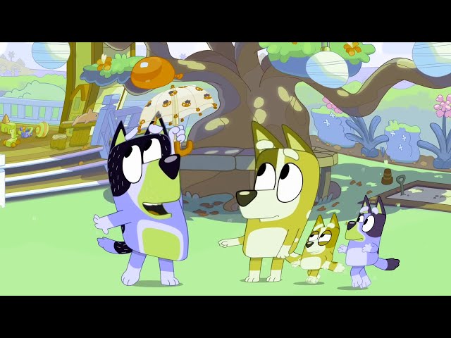 " Keepy Uppy " Bluey and Bingo Balloon Oops Funny Incident | Gamavision Csupo Effects