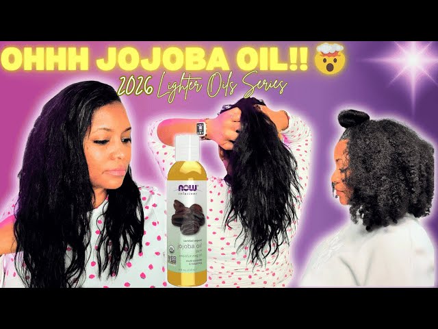 I Tried Jojoba Oil on My Natural Hair and this happened!! 👀 | 2026 Lighter Oils Series