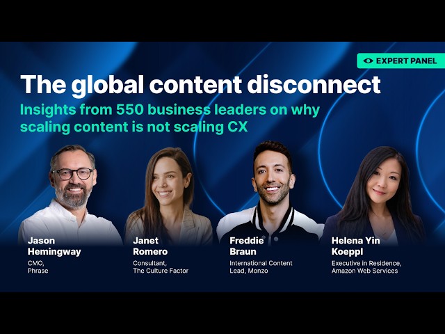 The global content disconnect: Insights from 550 leaders on why scaling content is not scaling CX