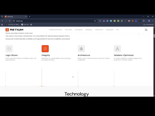 Inside Retium: A Full Walkthrough of the Math-Based Blockchain
