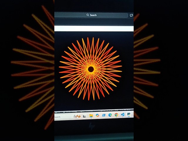 This Python Code Creates Beautiful Spirograph Art ✨ | Turtle Graphics. #shorts #codelife #coders