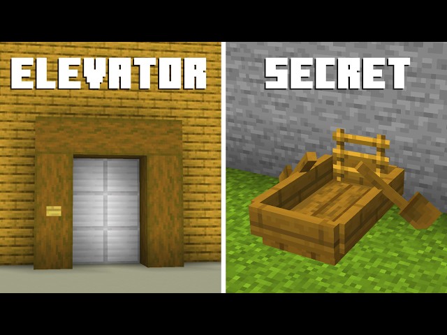 Minecraft: TOP 10 Redstone Builds & Tricks!