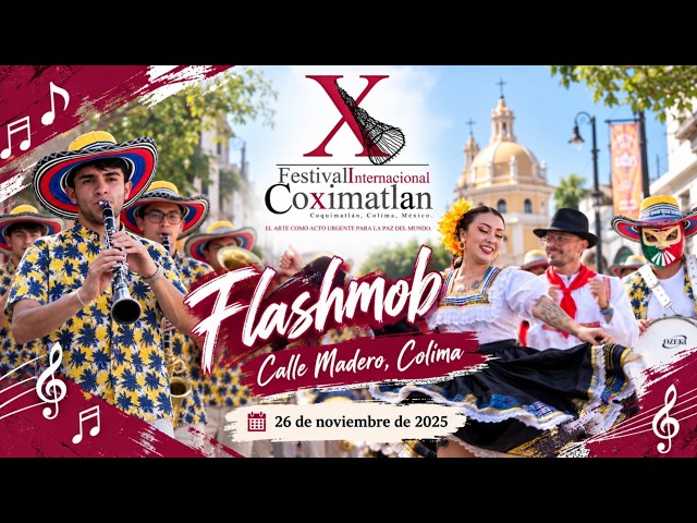 Flashmob Colombia en el Festival Internacional Coximatlan