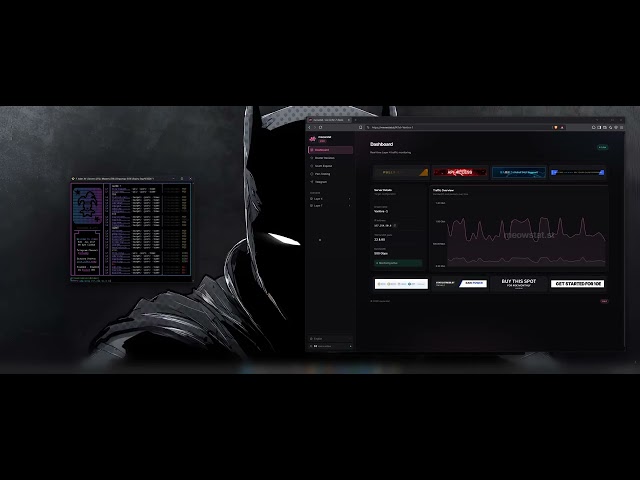 Joker Botnet Showcase vs 500gb dstat