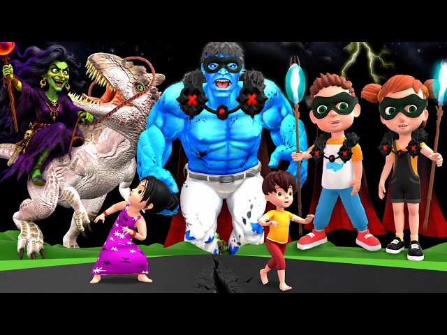 Super Hero Hulk Aur Chudail Monster | Hulk Cartoon | Chintu Comedy | Babu Vines Tv