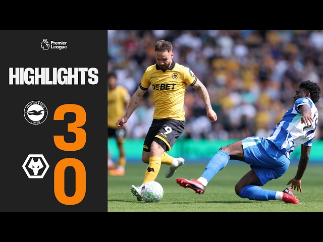 Defeat at the Amex | Brighton & Hove Albion 3-0 Wolves | Highlights