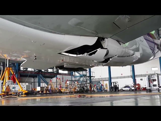 A380 landing gear test 😎✈️