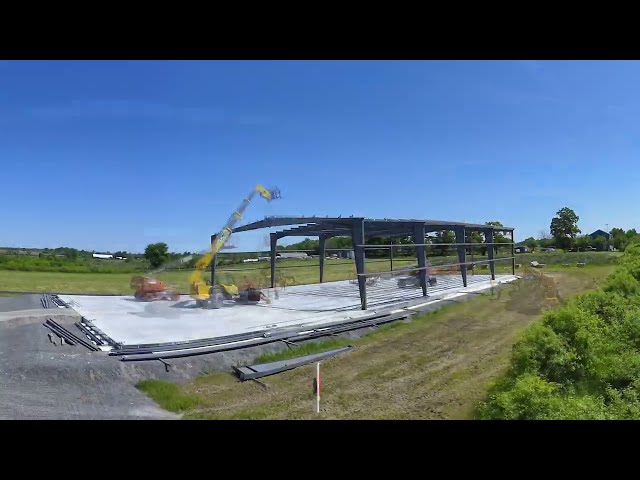 65x150 Commercial Steel Building Timelapse | Winery Warehouse Construction | Future Buildings