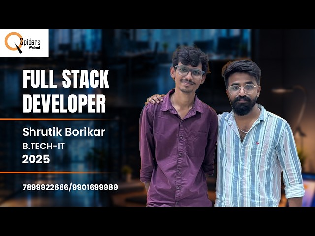 B.Tech IT candidate has successfully secured a Java Full Stack Developer Placement!