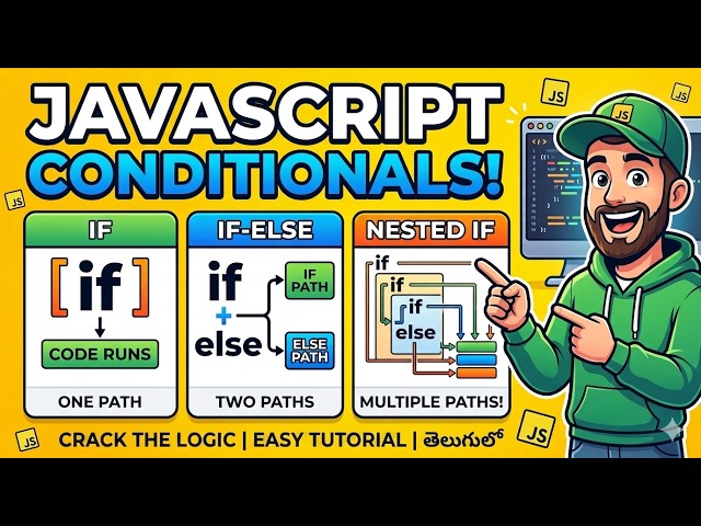 If, If else, Nested else if - JavaScript (Session - 7)