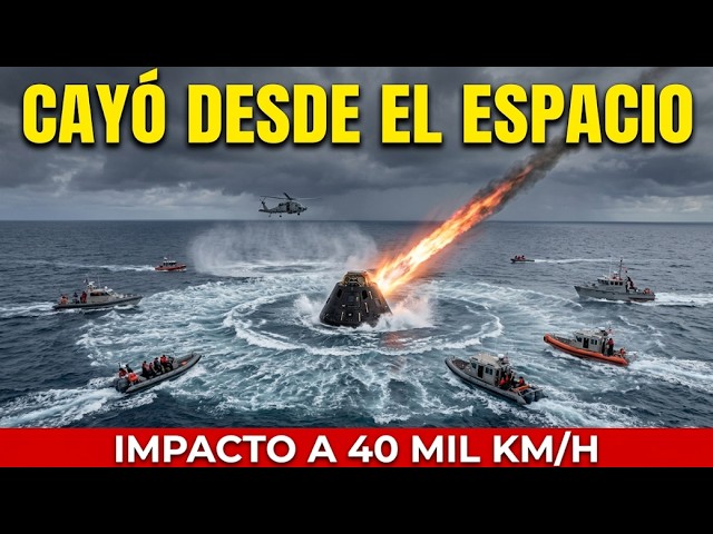 SHOCKING IMAGES! THIS IS HOW THE CAPSULE FELL FROM 40,000 KM/H. THIS WAS THE MOST CRITICAL MOMENT...