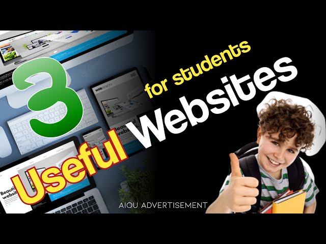 Top 3 Useful Website For Students | These Website Are So Useful For Student | Aiou Advertisement