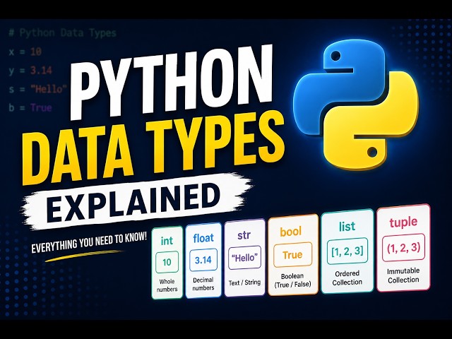 Data Types in Python. #codingtutorial #programming  #python #data
