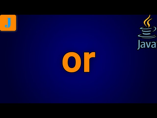 Java or Operator