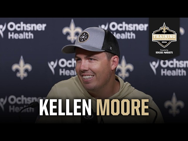 Kellen Moore recaps Day 17 | Saints Training Camp 2026