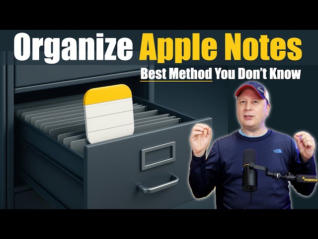 Best Way To Organize Your Apple Notes - Most Don't Know This Method