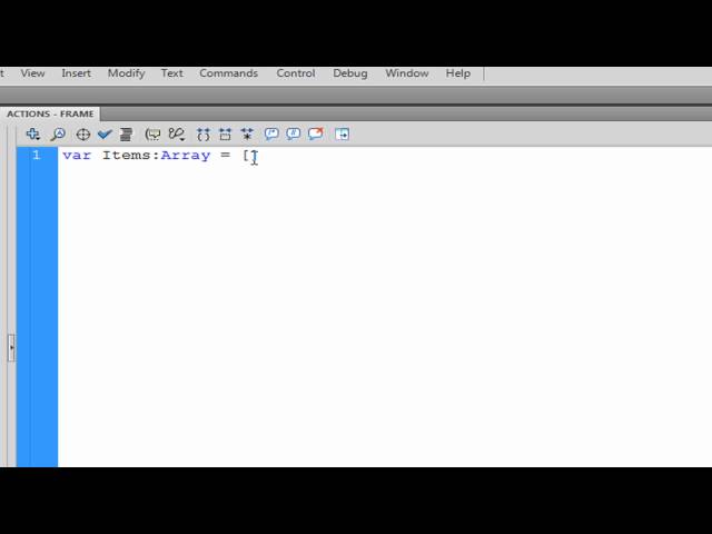 Flash CS3/CS4 Actionscript 3.0 Basics Tutorial(Arrays 11)