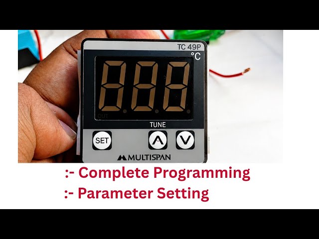Multispan Temperature Controller (TC49P) Settings