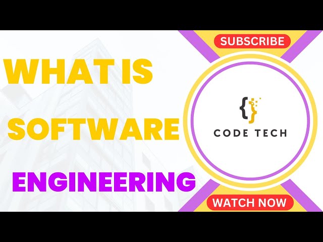 What is Software Engineering || Code Tech